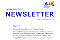 Newsletter des hbz in neuem Design