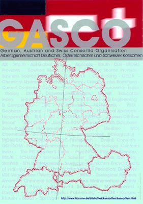 Logo der German, Austrian and Swiss Consortia Organisation (GASCO) - Arbeitsgemeinschaft Deutscher, Österreichischer und Schweizer Konsortien